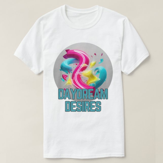 Camiseta Revisor Radiante - Desejos dos Sonhos de Dia (Frente do Design)