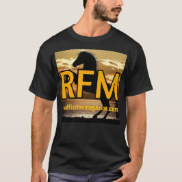 Camiseta Revista de ficção rural Cavalo e pôr do sol