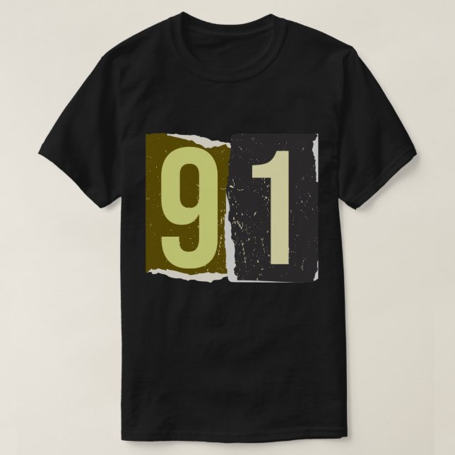 Camiseta Revista Número Resgate 91 (Frente do Design)