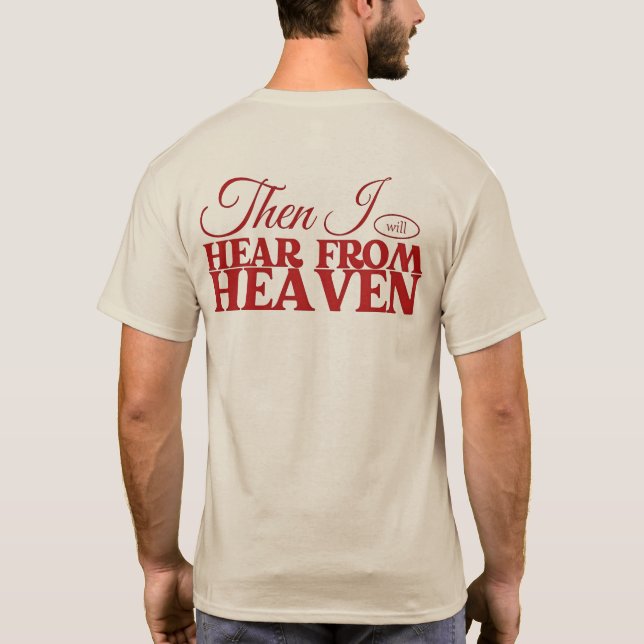 Camiseta Revival / Então J ouvirá do céu (Verso)