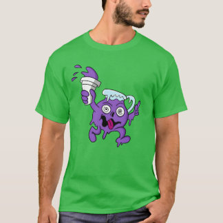 Camiseta Revolta da Caneca de Gosma Roxa retrô