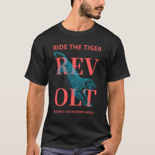 Camiseta Revolte Cavalgar o Tigre Tradicionalista Reacionár