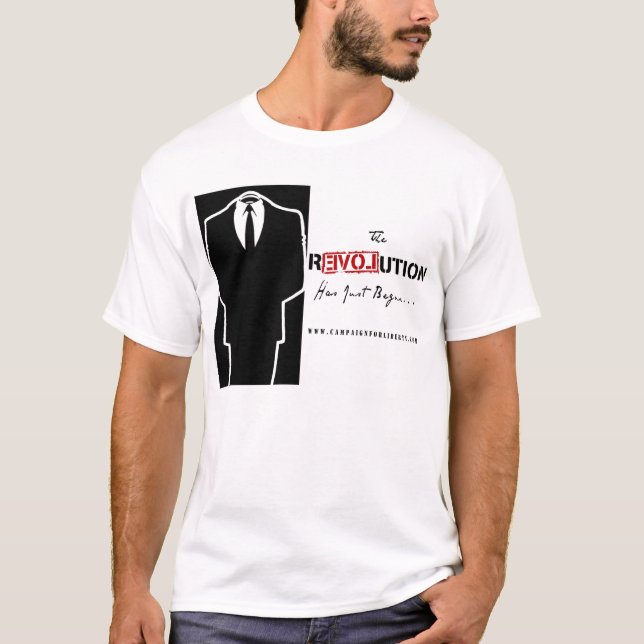 Camiseta Revolução anónima (Frente)