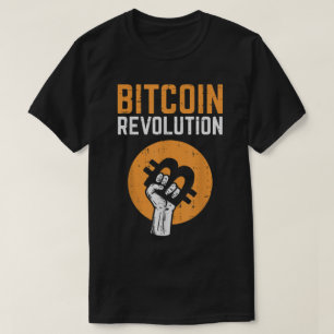 Camiseta Revolução Bitcoin Cripto Design