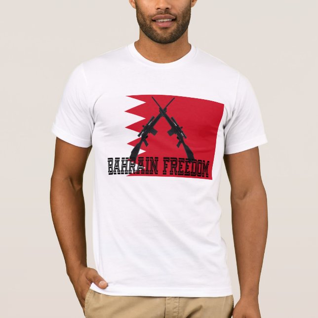 Camiseta revolução de Barém (Frente)