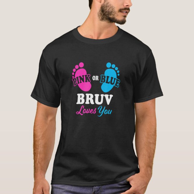 Camiseta Revolução de Gênero Bruv Chá de fraldas Irmão (Frente)