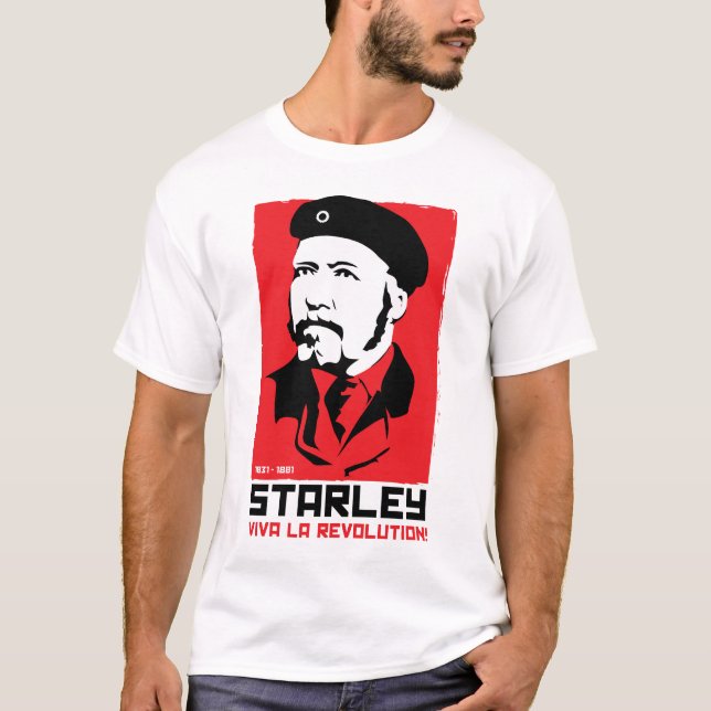 Camiseta Revolução de James Starley (Frente)