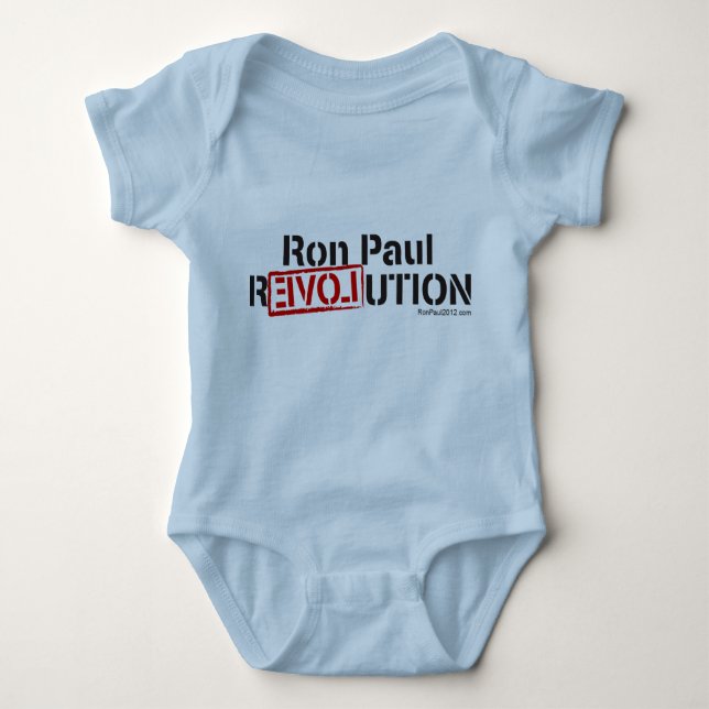 Camiseta Revolução de RonPaul (Frente)