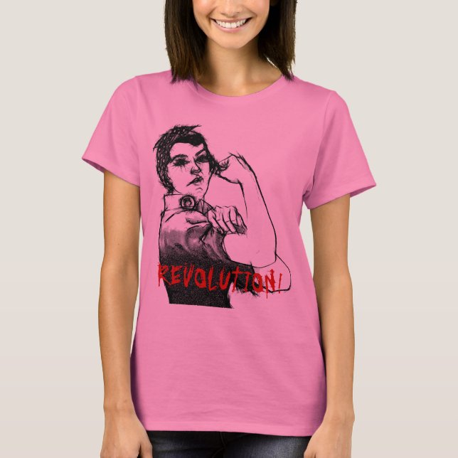 Camiseta Revolução de Rozie (Frente)
