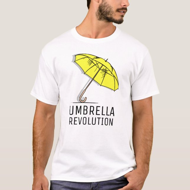 Camiseta Revolução do guarda-chuva (Frente)