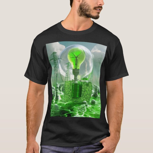 Camiseta Revolucionando a energia: soluções para hidrogênio (Frente)