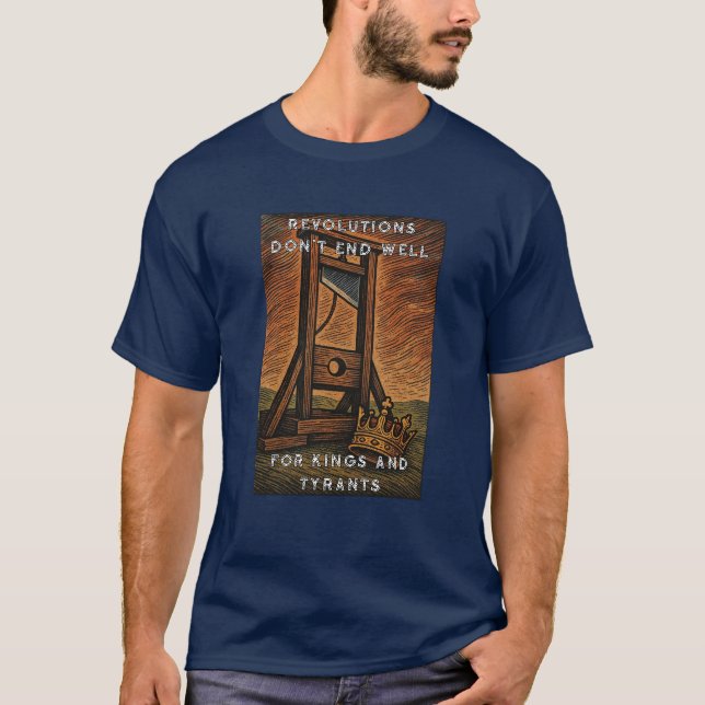 Camiseta Revoluções não terminam bem (Frente)