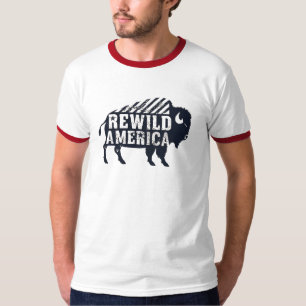 Camiseta ReWild America bison
