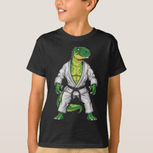 Camiseta Rex Artes Marciais Dinossauro Jiu-jitsu Bjj Caratê