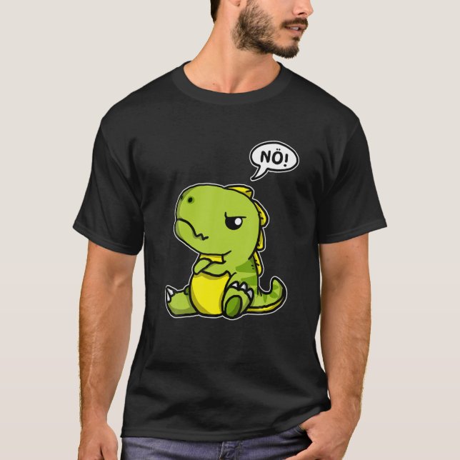 Camiseta Rex Baby Dino com uma declaração engraçada Simples (Frente)
