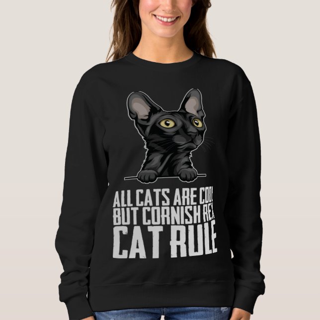 Camiseta Rex Cornish  gatinho Rex Cornish  mãe Rex Cornish (Frente)