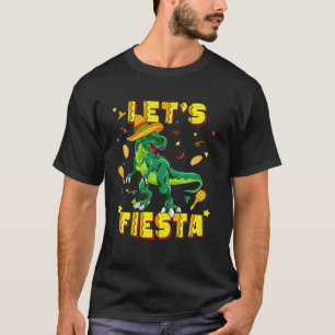 Camiseta Rex Dinosaur Cinco De Mayo Sombrero Tacosaurus