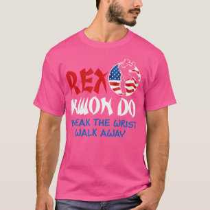 Camiseta Rex Kwon Do American Flag Taekwondo Martial Art Sp