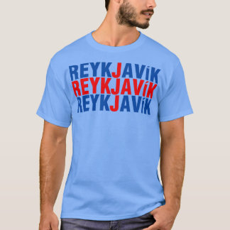 Camiseta Reykjavik borg iceland