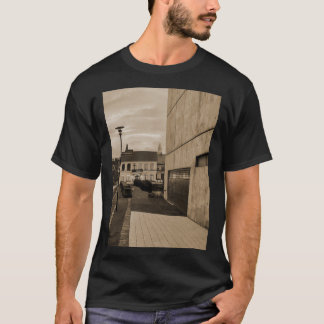 Camiseta Reykjavik Icealand Sepia Photoógrafo Hallgrímskirk
