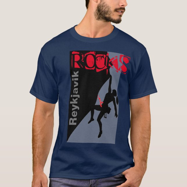 Camiseta Reykjavik Rocks (Frente)