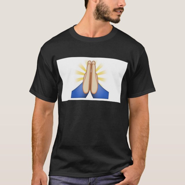 Camiseta rezando emoji (Frente)