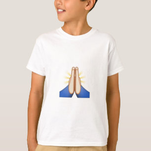 Camiseta rezando emoji