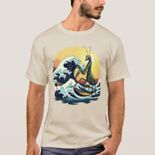 Camiseta Rezando Mantis Encontra A Onda Excelente - Único K