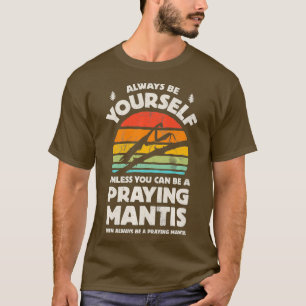 Camiseta Rezando Mantis Sempre Seja Seu Inseto Inseto