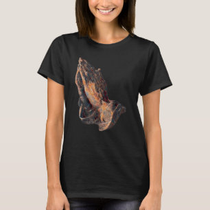 Camiseta Rezando Mãos Amém Jesus