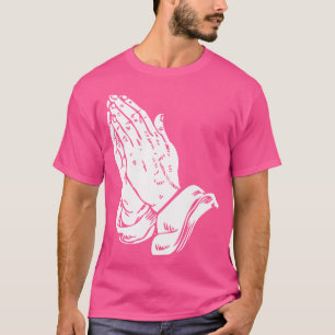 Camiseta Rezando Mãos T - Religião Cristã Legal Jesus T