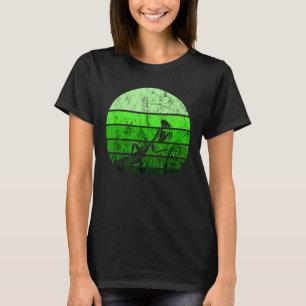 Camiseta Rezando o Inseto do Inseto Retrô Verde da Mantis