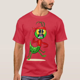 Camiseta Rezando Senhora Vestindo Tang Outfit Fazendo Tai C