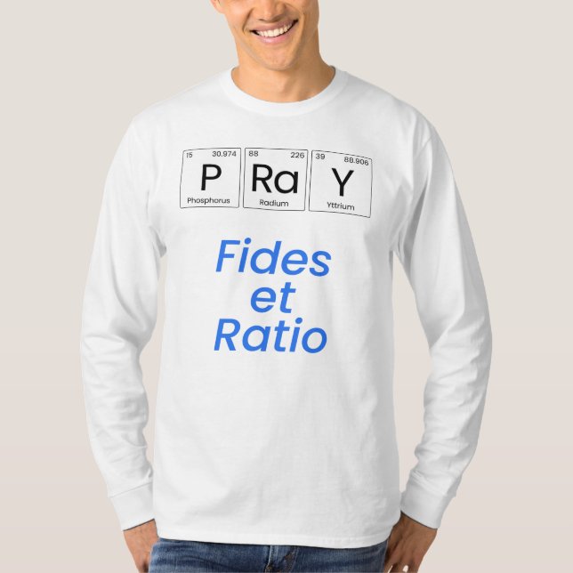 Camiseta Rezar—Fides et Ratio (Frente)