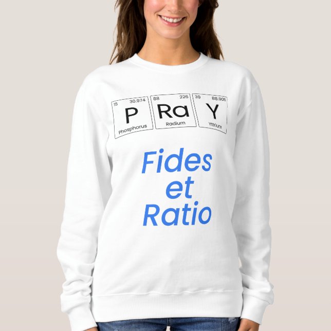 Camiseta Rezar—Fides et Ratio (Frente)