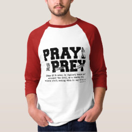Camiseta Rezar ou ser presa