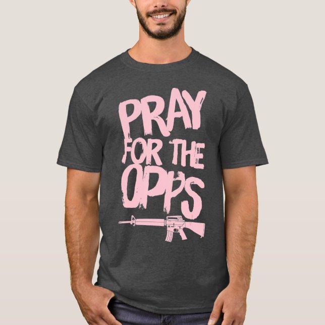 Camiseta Rezar Pela Opps (Frente)