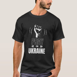 Camiseta Rezar pela Ucrânia - Apoiar a Camisa-T Ucraniana