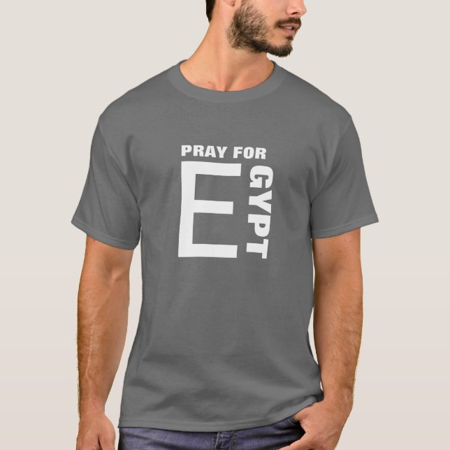 CAMISETA REZAR PELO EGITO (Frente)