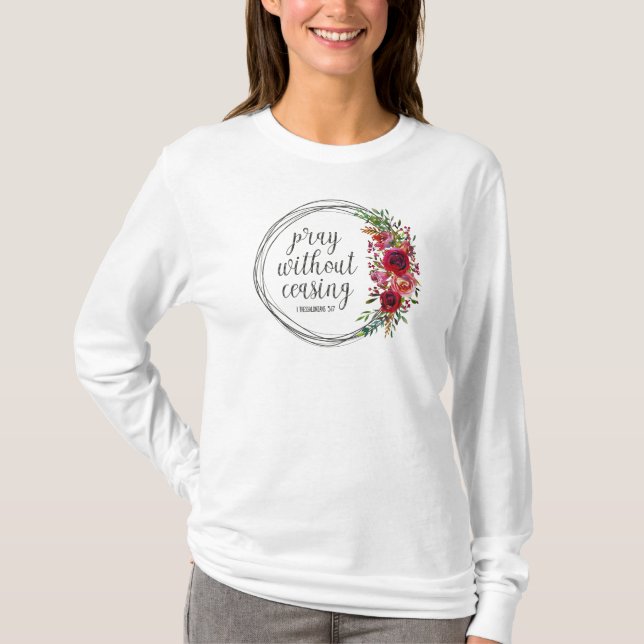 Camiseta Rezar Sem Cessar (Frente)