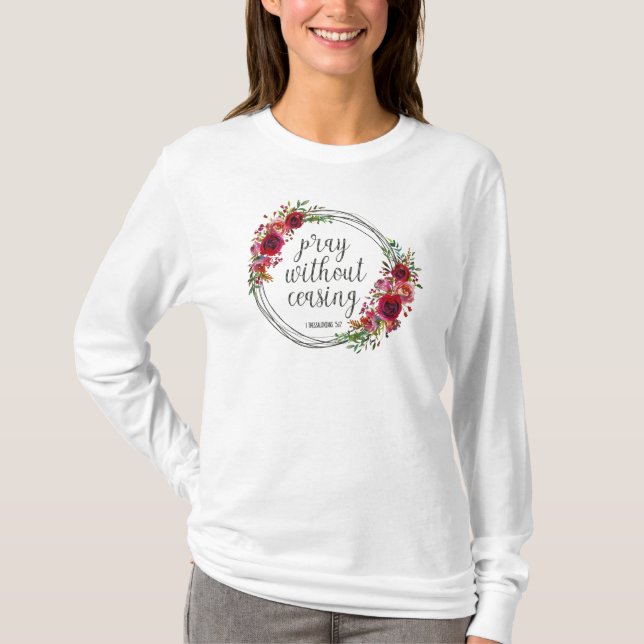 Camiseta Rezar Sem Cessar (Frente)
