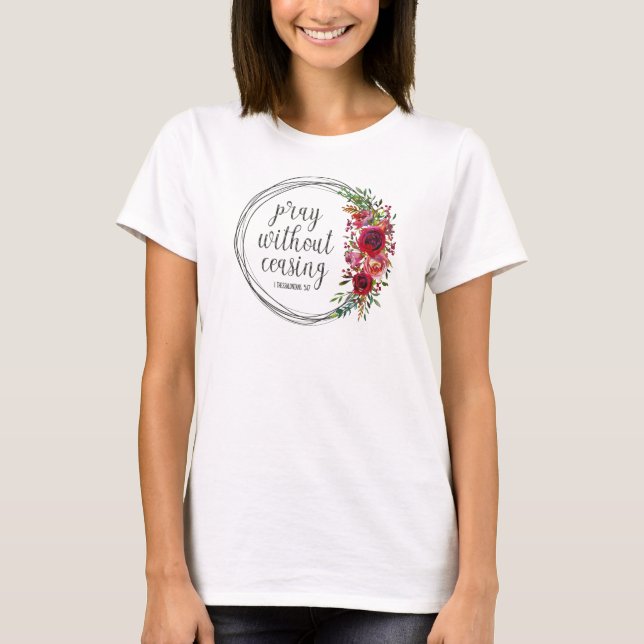 Camiseta Rezar Sem Cessar (Frente)