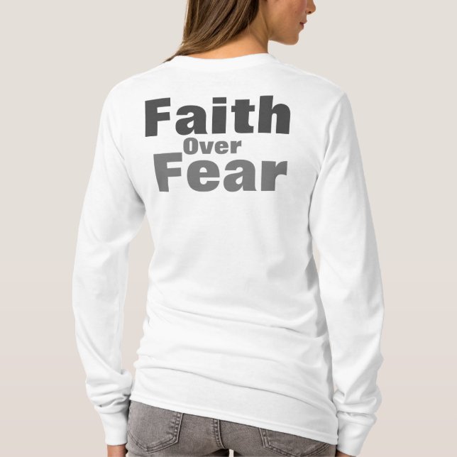 Camiseta Reze Duro Rápido Frequentemente (Verso)