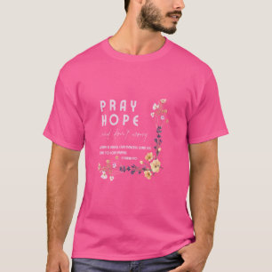 Camiseta Reze Esperança e não se preocupe com o Padre Pio C