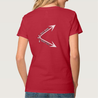 Camiseta Reze Mais Preocupe Menos Desenho de Flecha Cristão