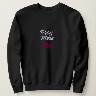 Camiseta Reze Mais, Preocupe-se Menos – Fé Cristã Minimalis