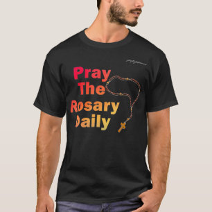 Camiseta Reze O Rosário Diário