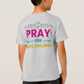 Camiseta Reze por crianças seguras