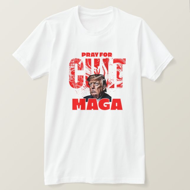 Camiseta Reze por Cult MAGA (Frente do Design)