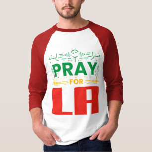 Camiseta Reze por LA: Solidariedade a Los Angeles